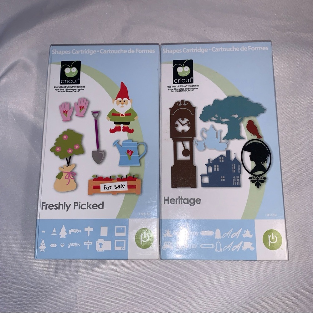 Cricut Freshly Picked & Heritage Cartridge Set - Multicolor